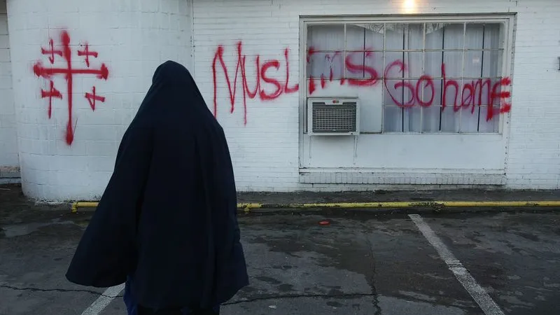Anti-Islamic graffiti in Tennessee