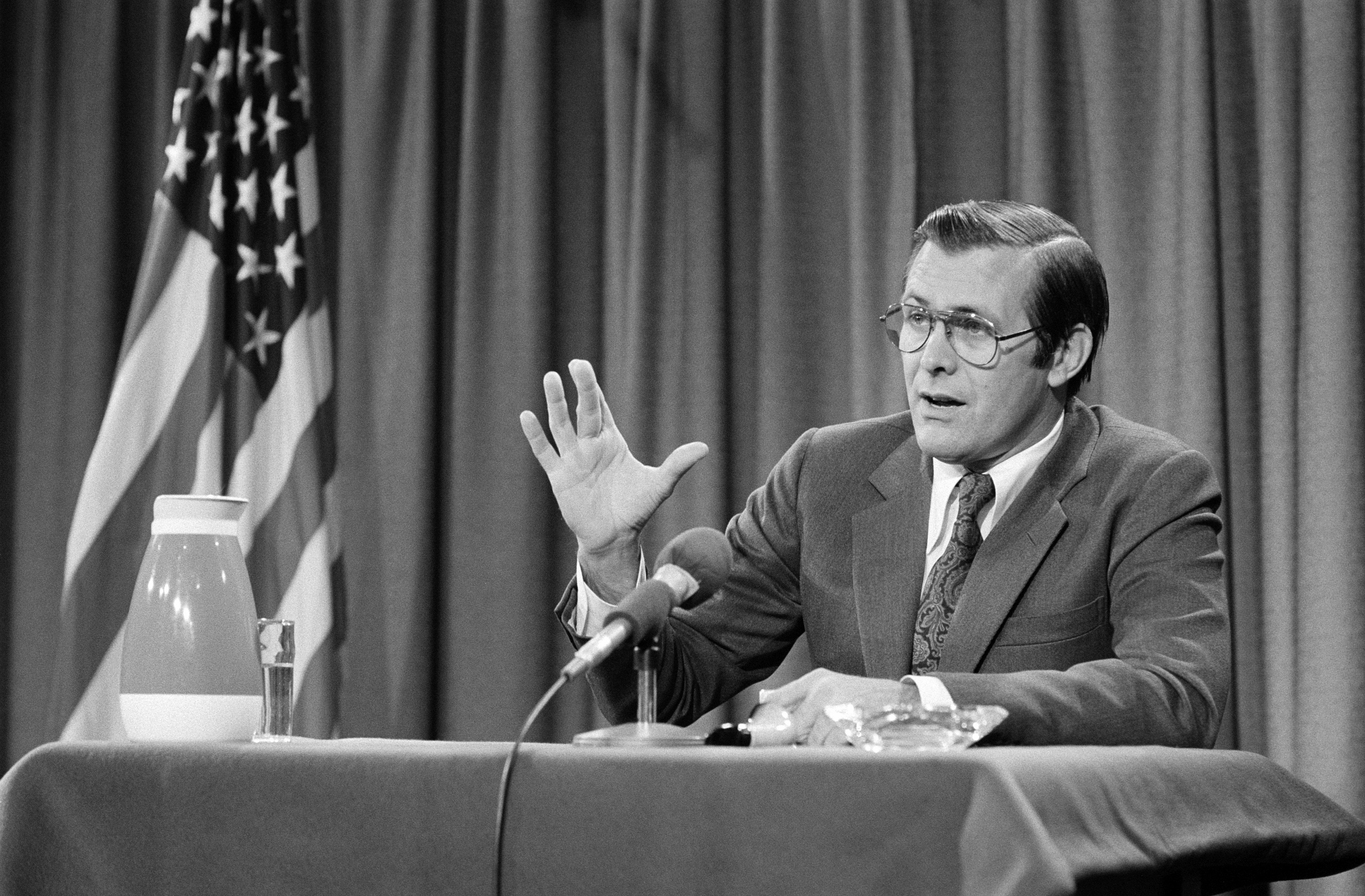 Donald Rumsfeld in 1976