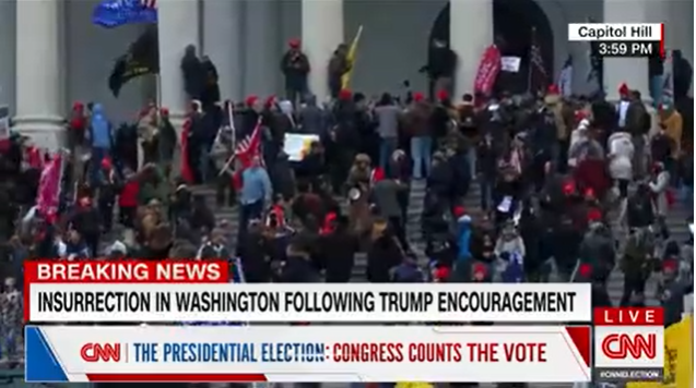 CNN calls conservative protests insurrection