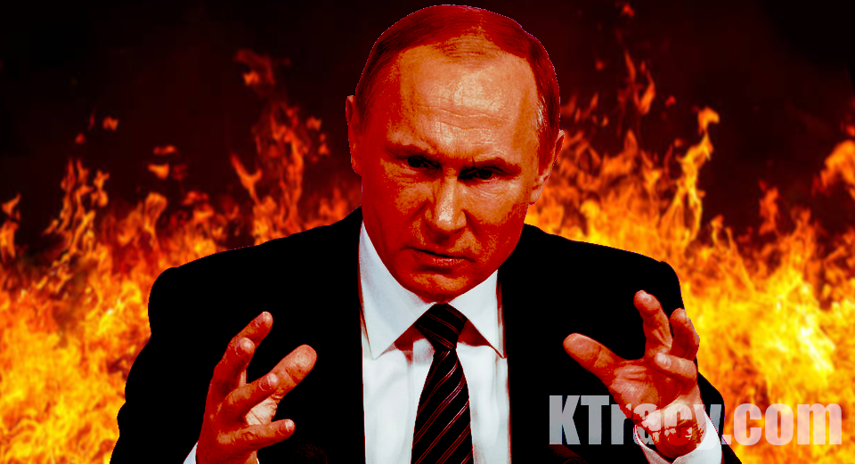 Russian President Vladimir Putin is angry.
